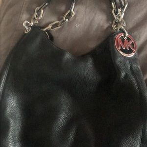 Black leather Michael Kors bag